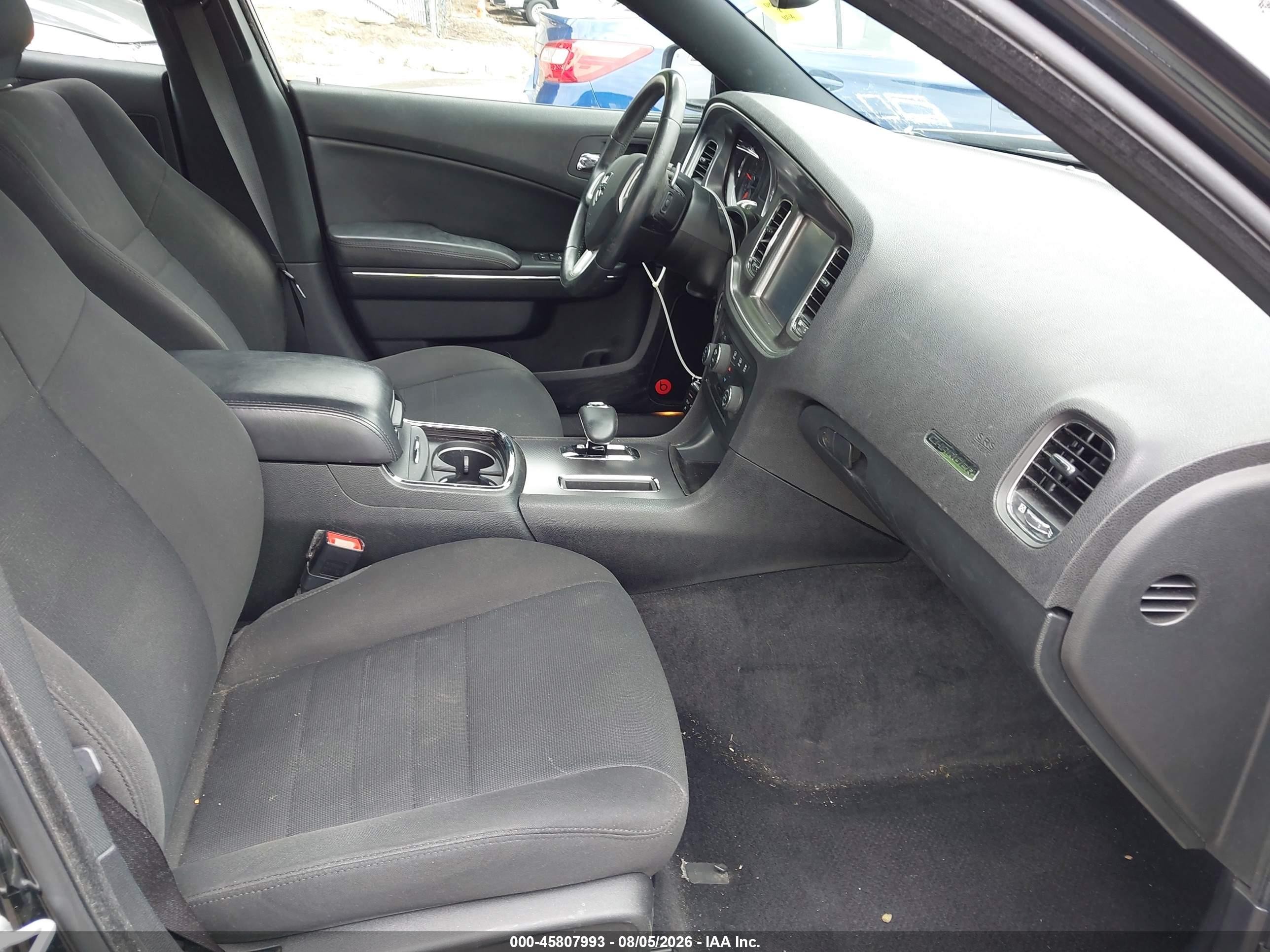 2014 Dodge Charger Sxt Черный vin: 2C3CDXJG2EH178473