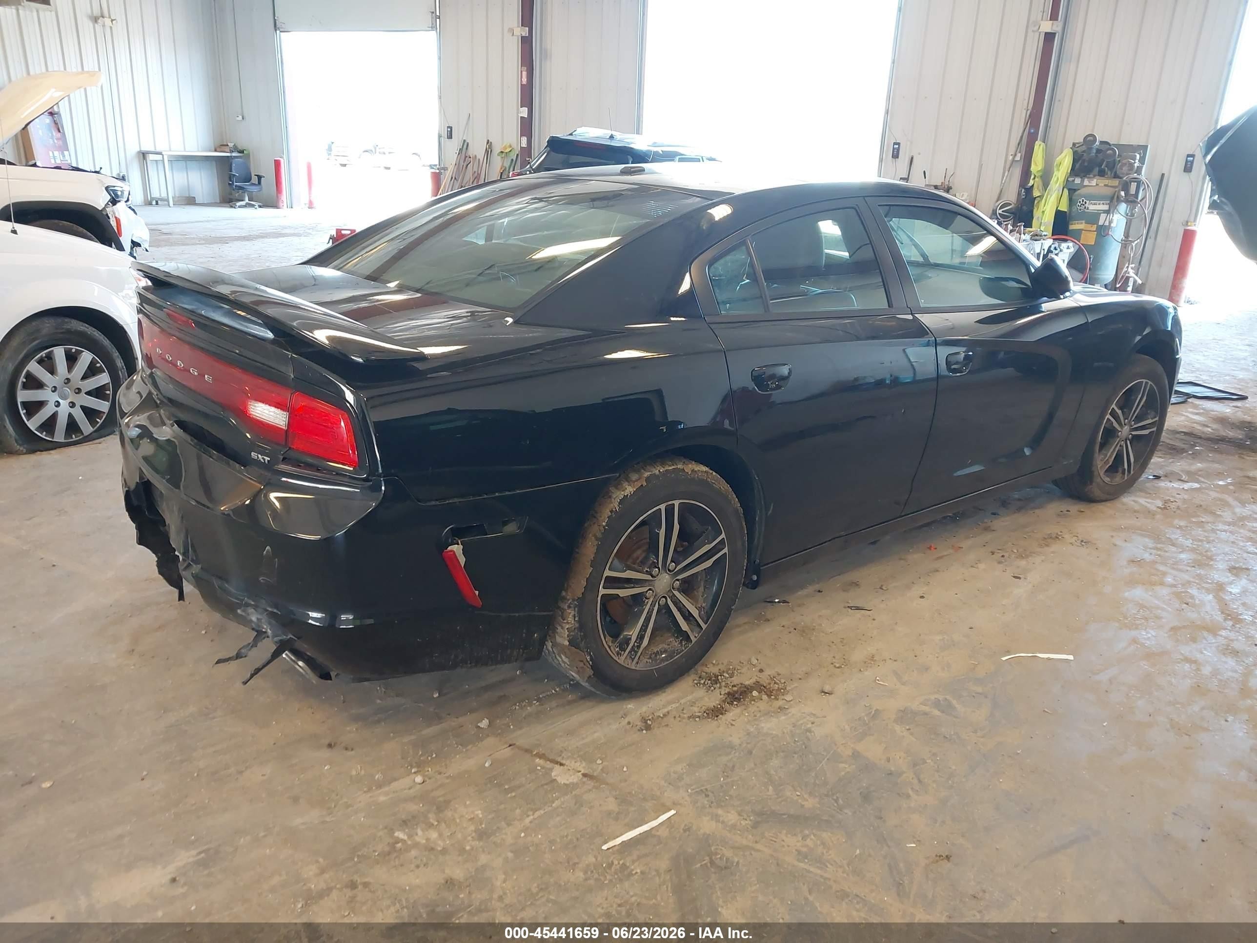 2014 Dodge Charger Sxt Plus Black vin: 2C3CDXJG2EH224321