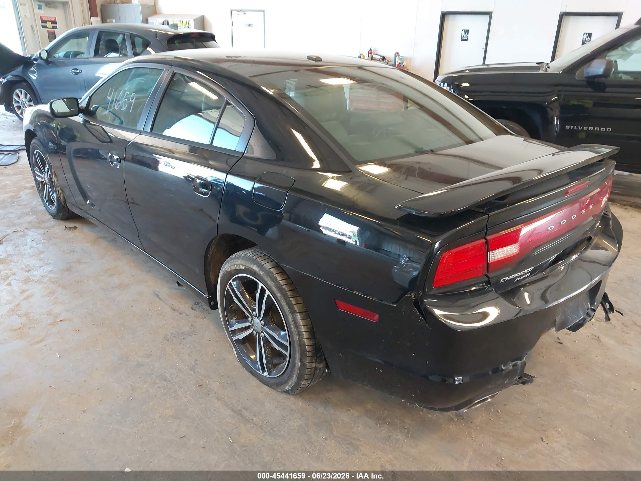 2014 Dodge Charger Sxt Plus Black vin: 2C3CDXJG2EH224321