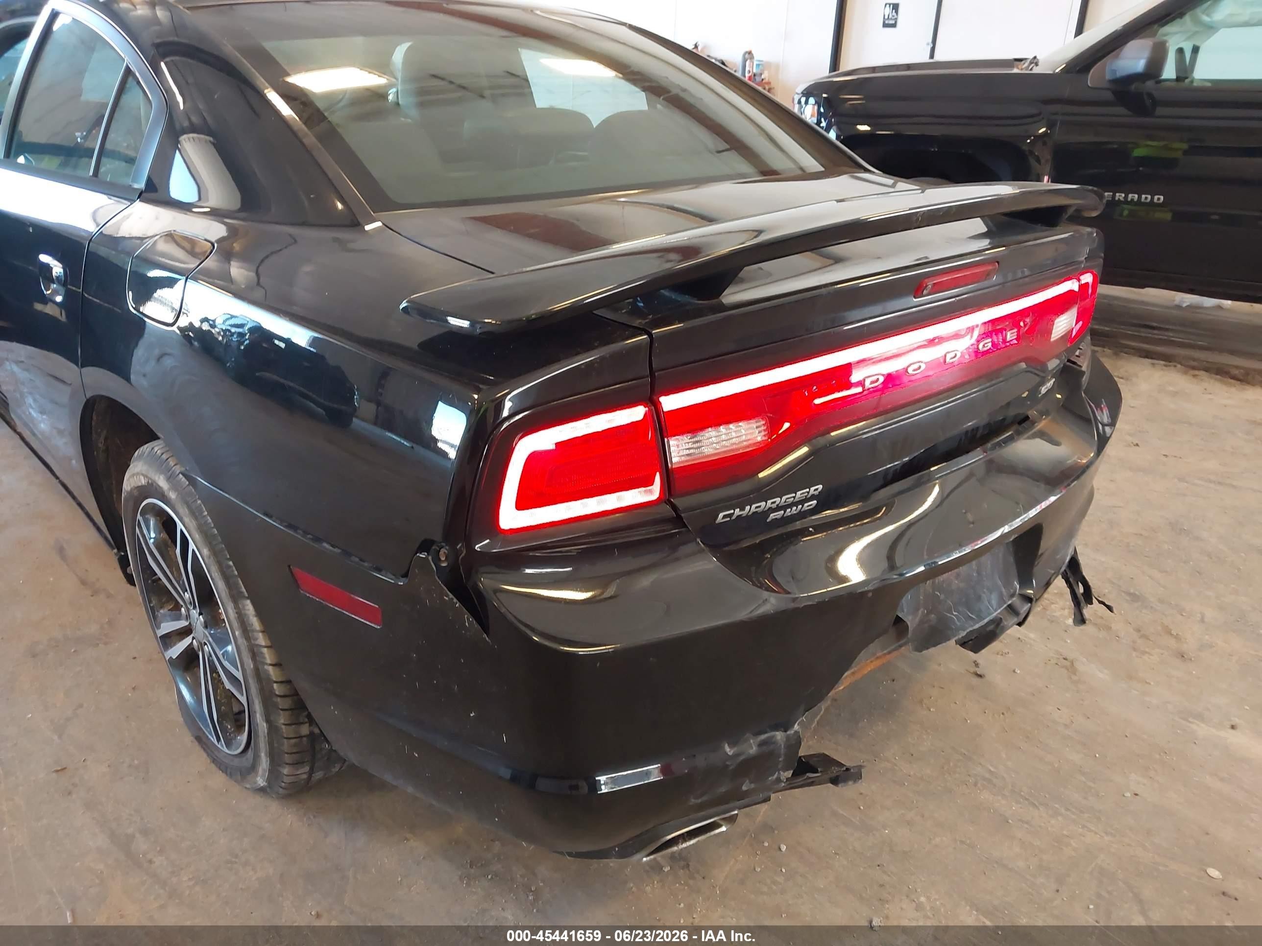 2014 Dodge Charger Sxt Plus Black vin: 2C3CDXJG2EH224321