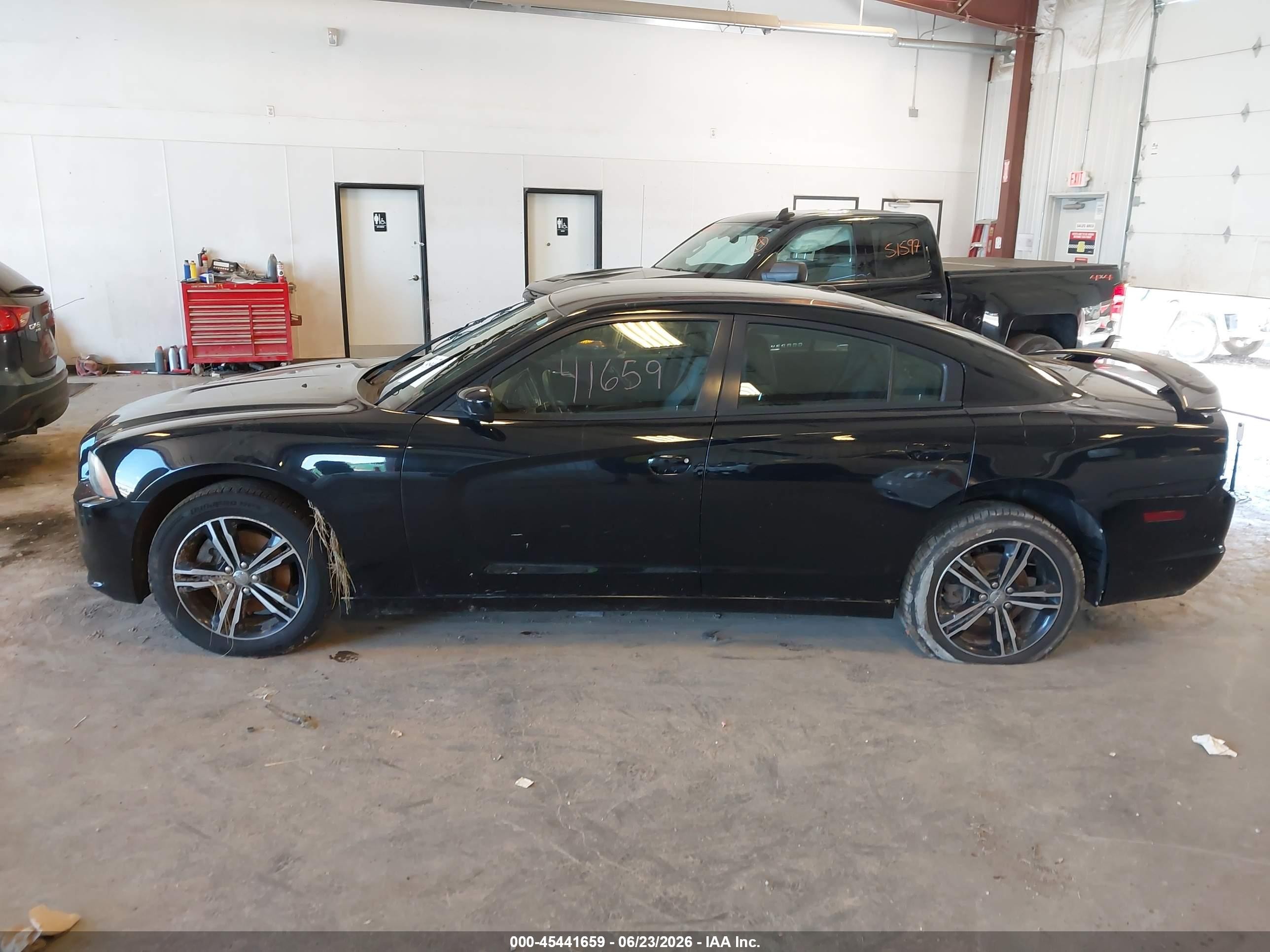 2014 Dodge Charger Sxt Plus Black vin: 2C3CDXJG2EH224321