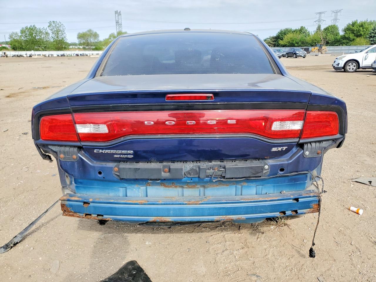 2014 Dodge Charger Sxt Blue vin: 2C3CDXJG2EH315850