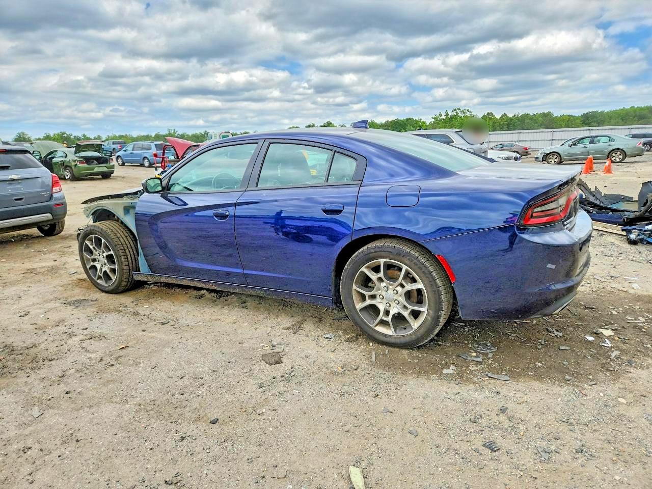 2015 Dodge Charger Sxt Blue vin: 2C3CDXJG2FH875532