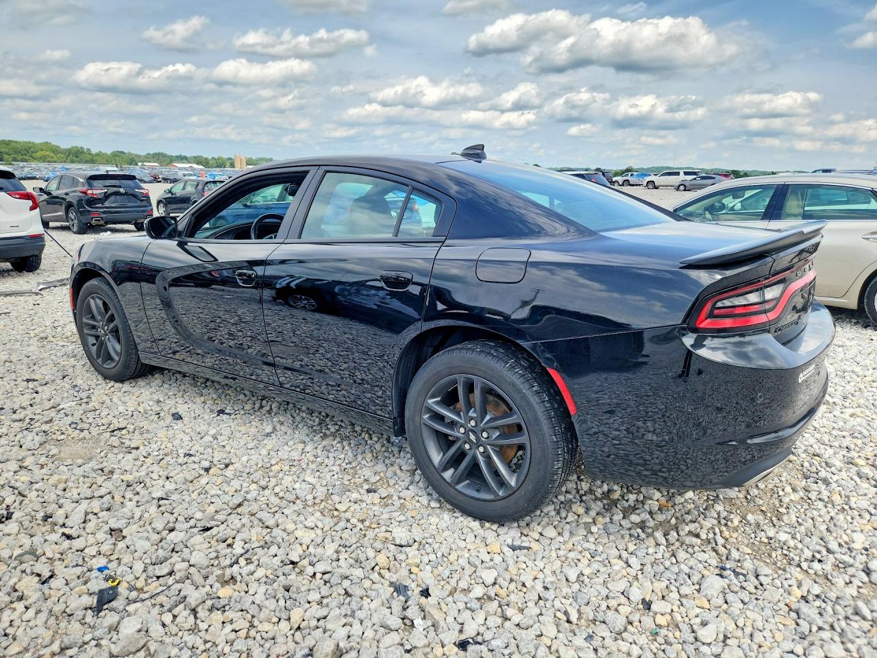 2019 Dodge Charger Sxt Black vin: 2C3CDXJG2KH710736