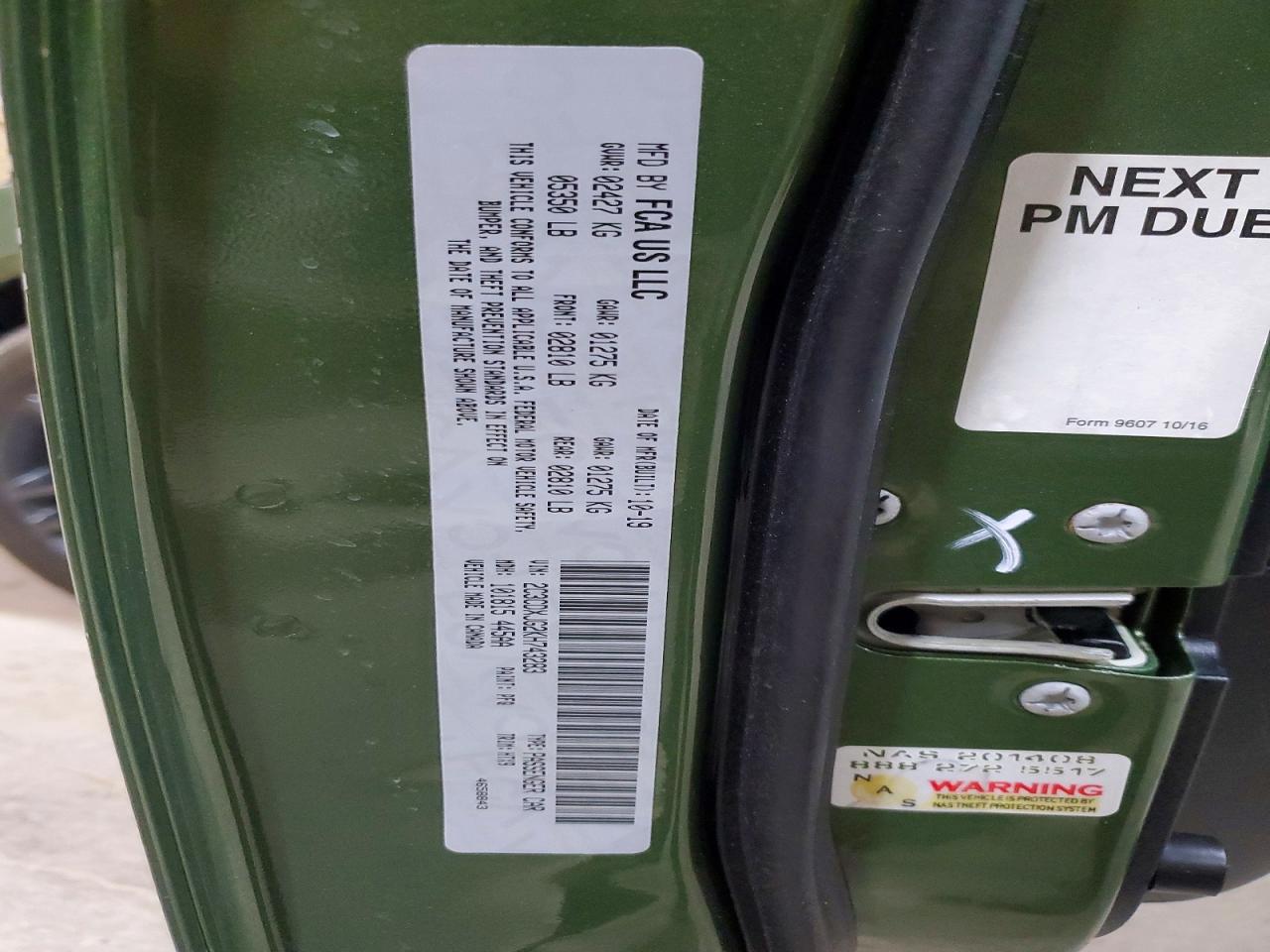 2019 Dodge Charger Sxt Green vin: 2C3CDXJG2KH743283