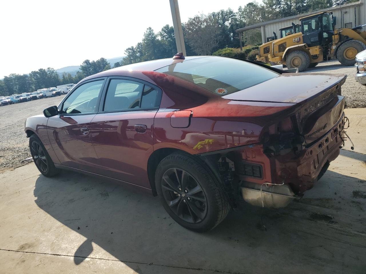 2023 Dodge Charger Sxt Burgundy vin: 2C3CDXJG2PH705897