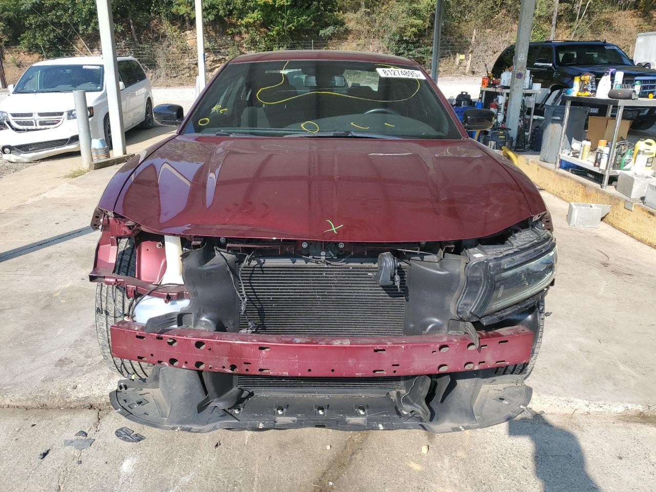 2023 Dodge Charger Sxt Burgundy vin: 2C3CDXJG2PH705897