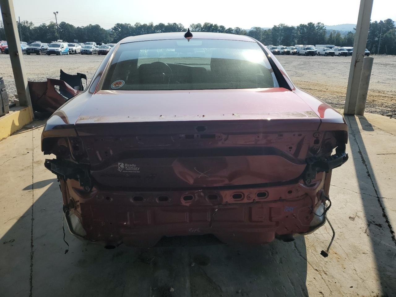 2023 Dodge Charger Sxt Burgundy vin: 2C3CDXJG2PH705897
