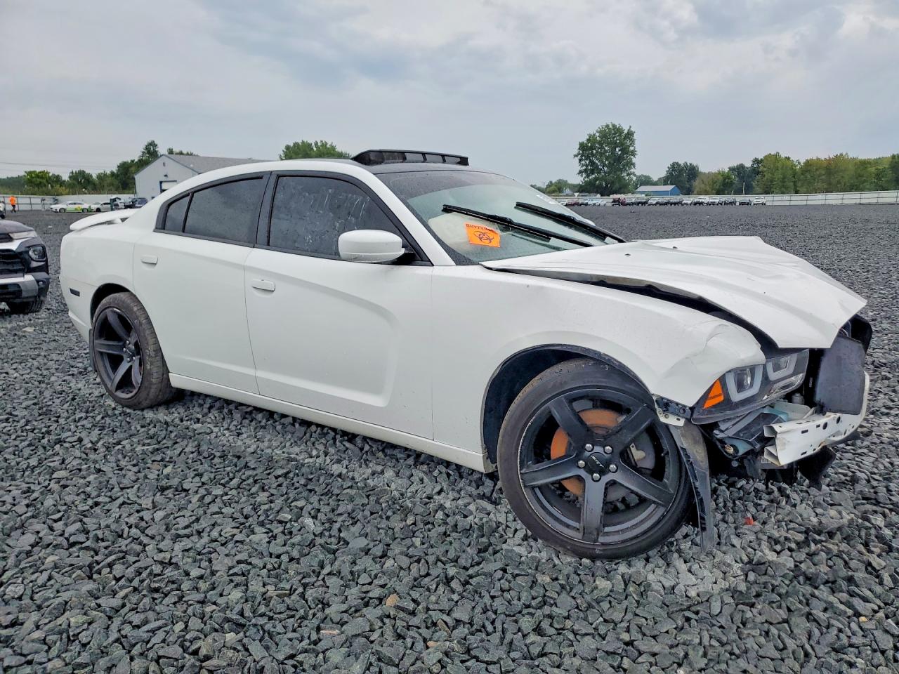 2013 Dodge Charger Sxt White vin: 2C3CDXJG3DH538591