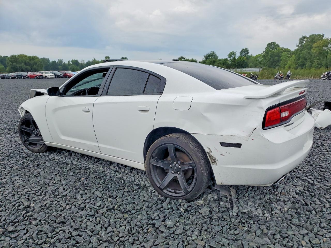 2013 Dodge Charger Sxt White vin: 2C3CDXJG3DH538591