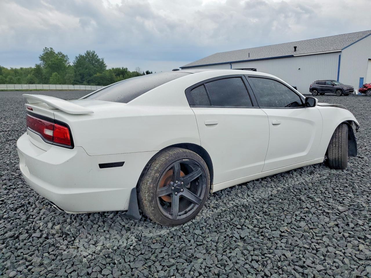 2013 Dodge Charger Sxt White vin: 2C3CDXJG3DH538591