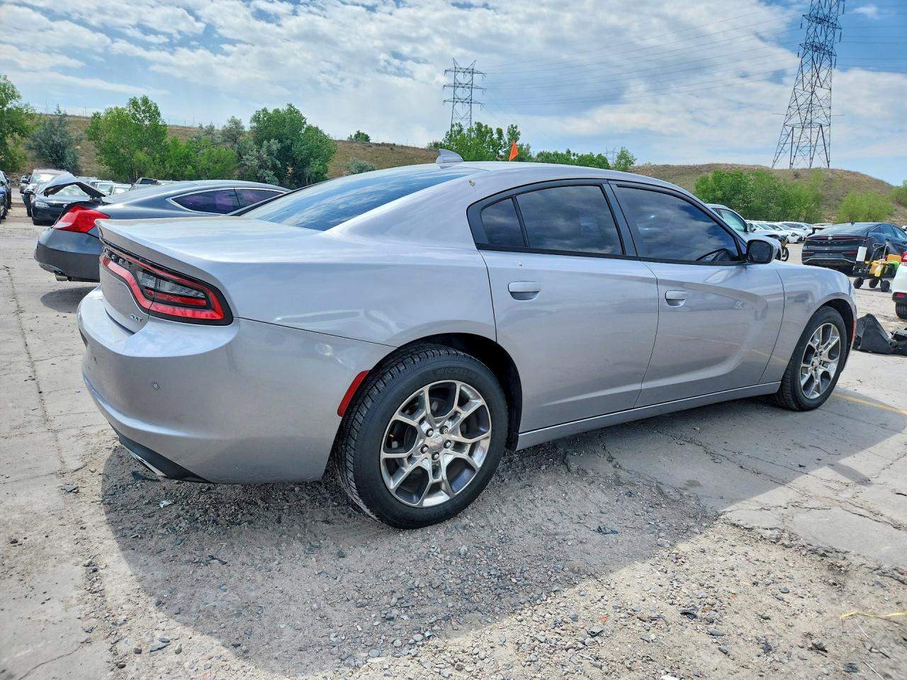 2015 Dodge Charger Sxt Gray vin: 2C3CDXJG3FH828011