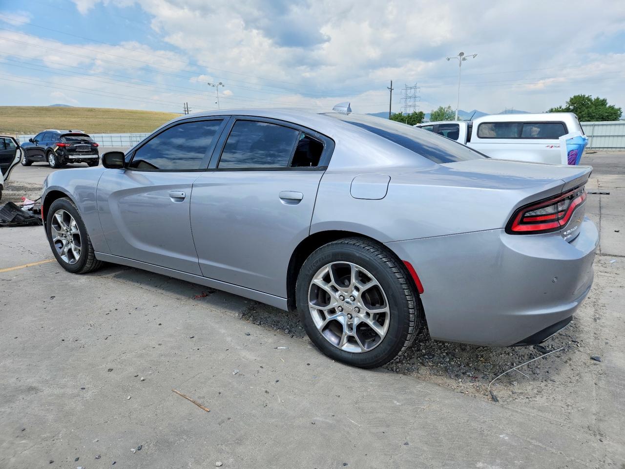 2015 Dodge Charger Sxt Gray vin: 2C3CDXJG3FH828011