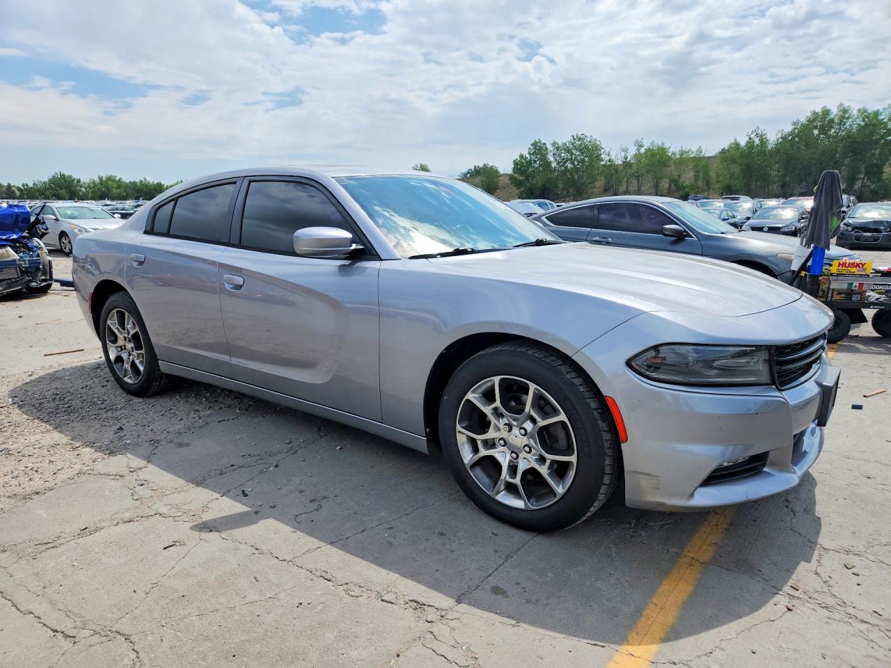 2015 Dodge Charger Sxt Gray vin: 2C3CDXJG3FH828011