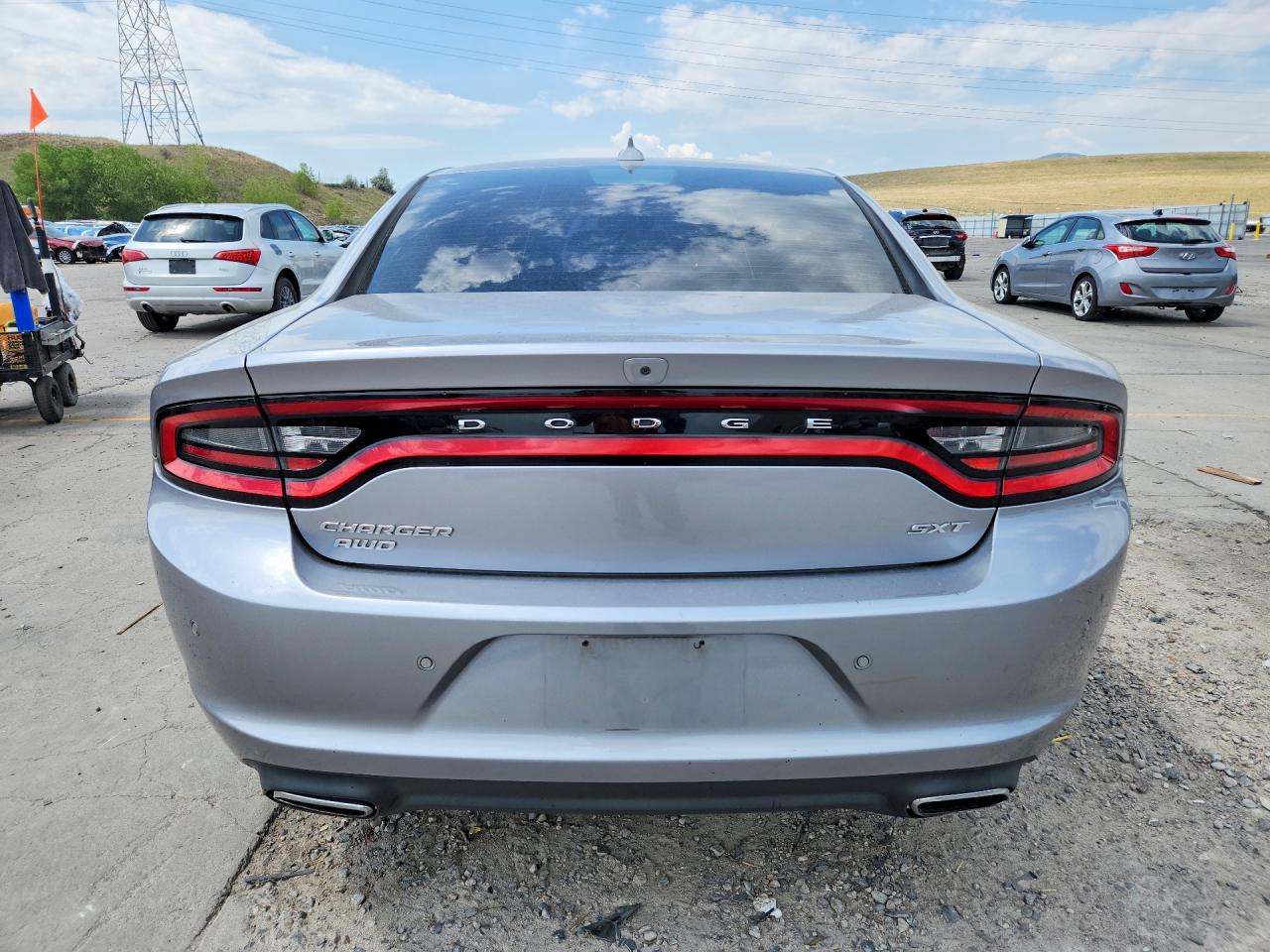 2015 Dodge Charger Sxt Gray vin: 2C3CDXJG3FH828011