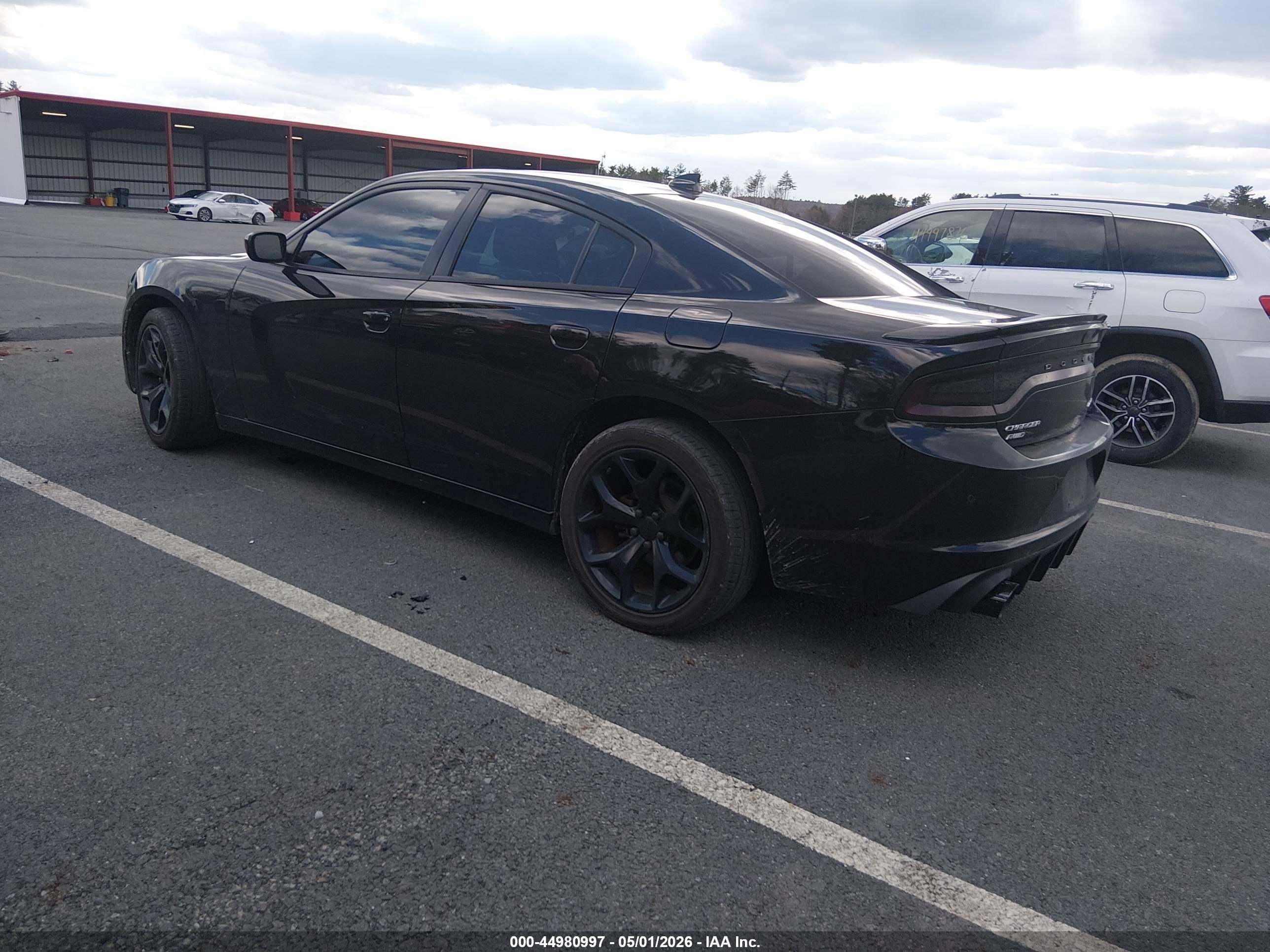 2015 Dodge Charger Sxt Black vin: 2C3CDXJG3FH828025