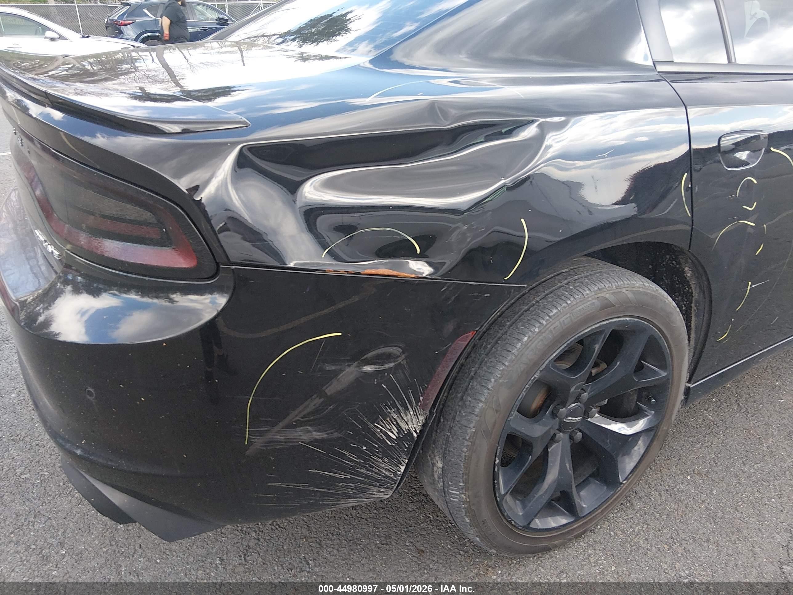 2015 Dodge Charger Sxt Black vin: 2C3CDXJG3FH828025