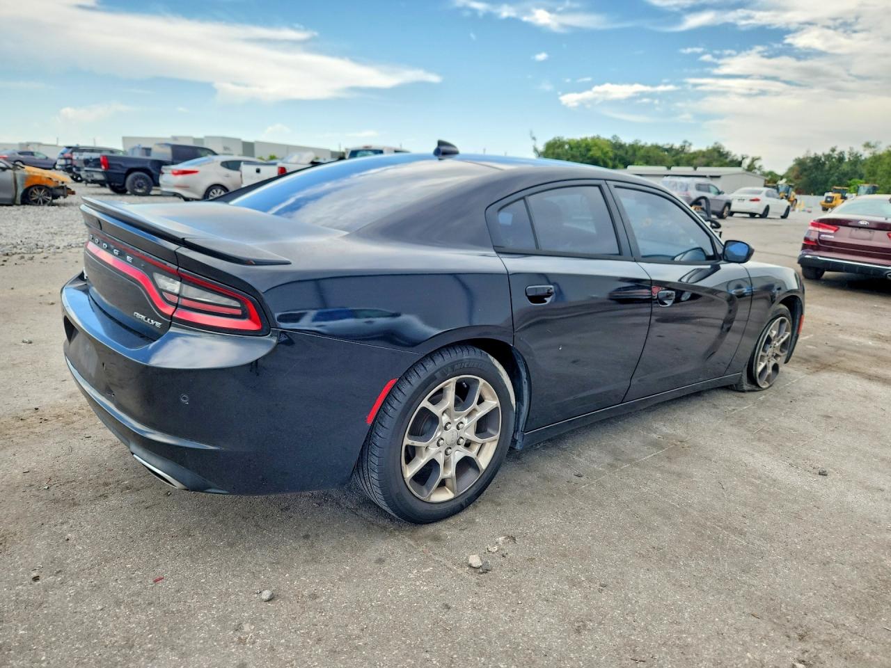 2015 Dodge Charger Sxt Black vin: 2C3CDXJG3FH920350