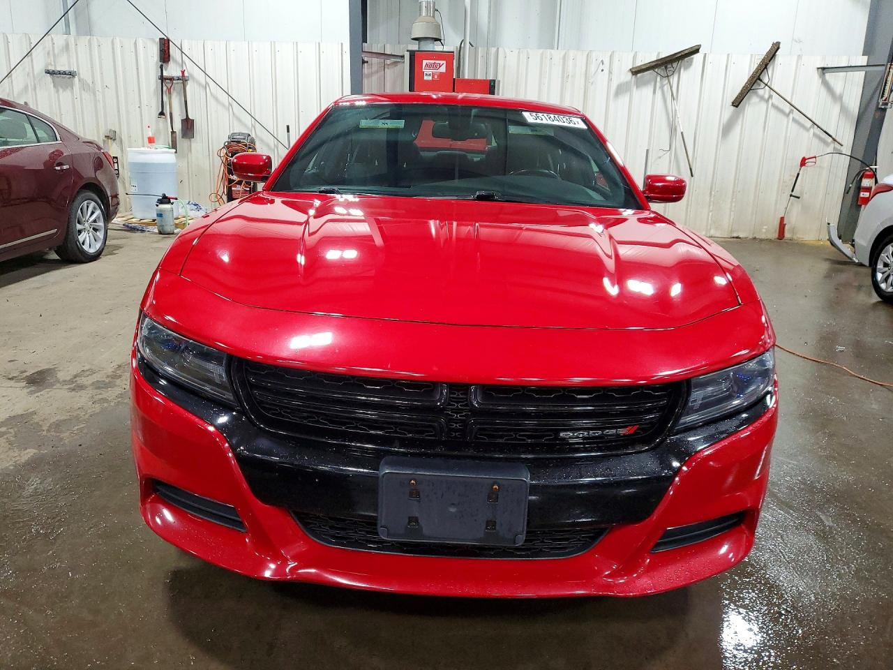 2016 Dodge Charger Sxt Red vin: 2C3CDXJG3GH286619