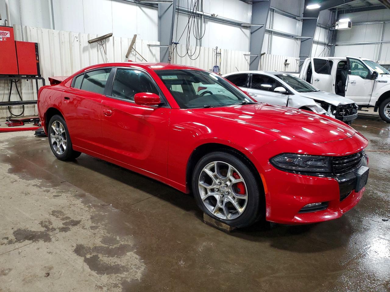 2016 Dodge Charger Sxt Red vin: 2C3CDXJG3GH286619