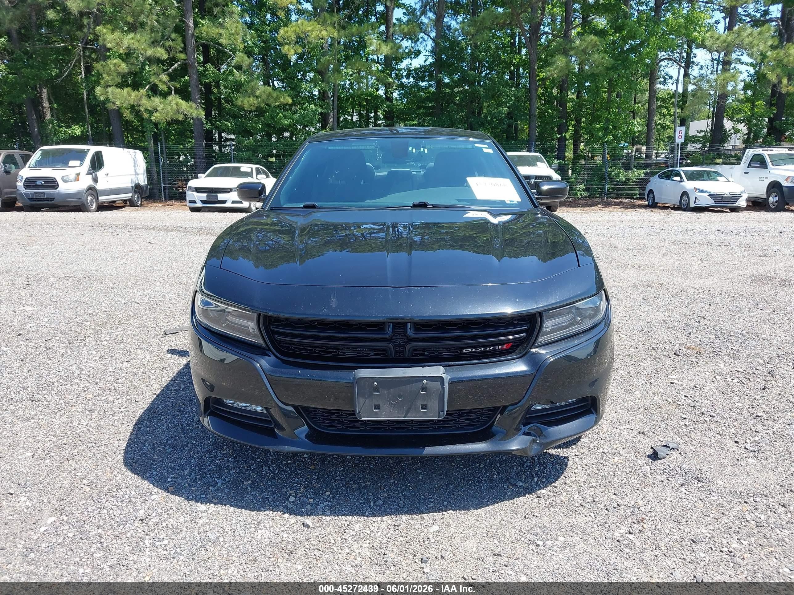 2019 Dodge Charger Sxt Awd Black vin: 2C3CDXJG3KH668416