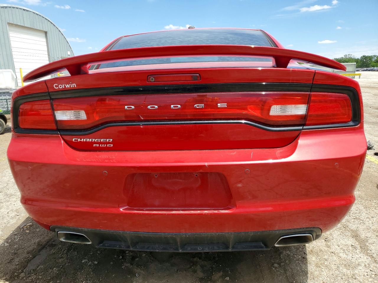 2012 Dodge Charger Sxt Red vin: 2C3CDXJG4CH183669