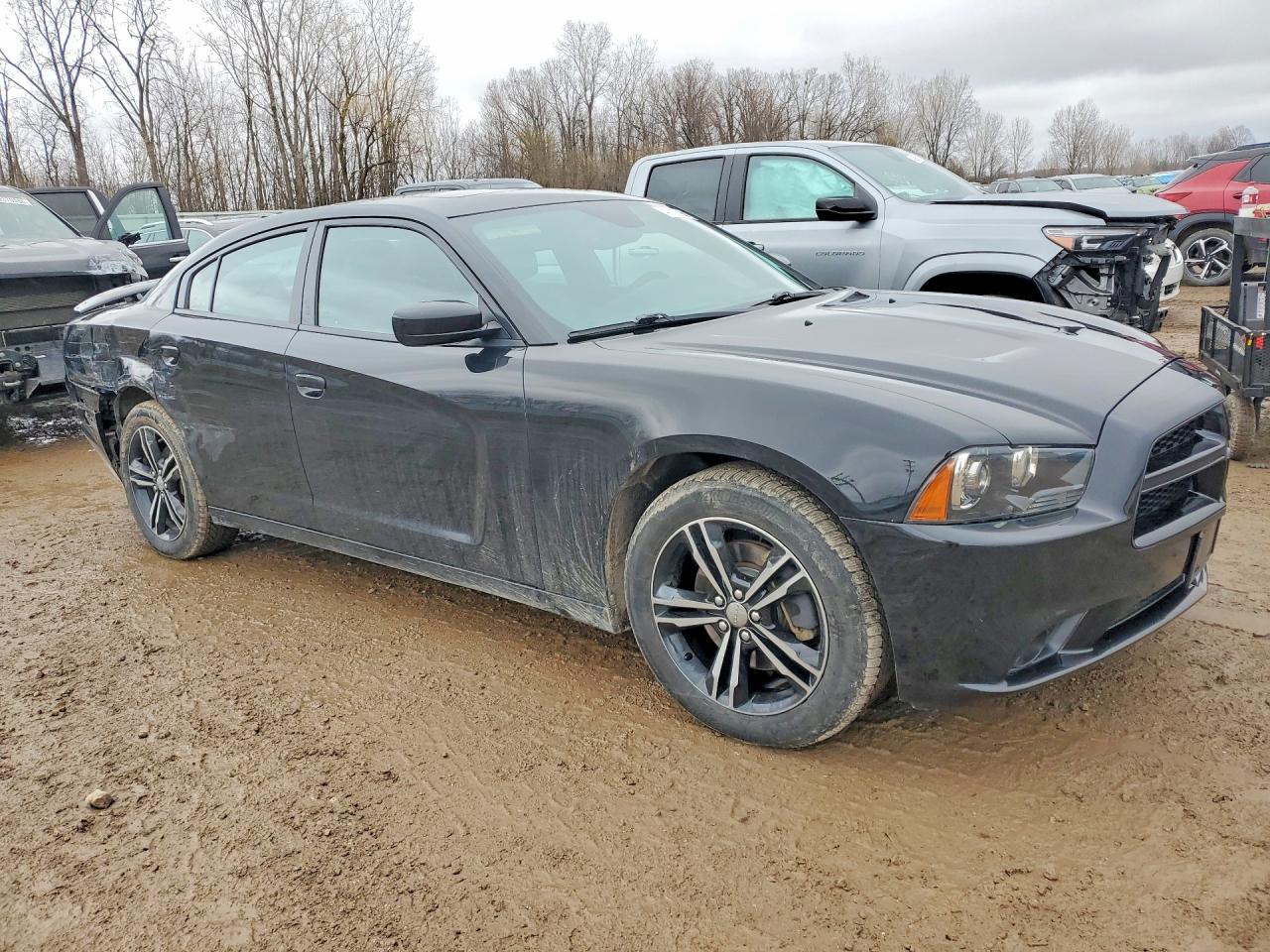 2014 Dodge Charger Sxt Black vin: 2C3CDXJG4EH199678