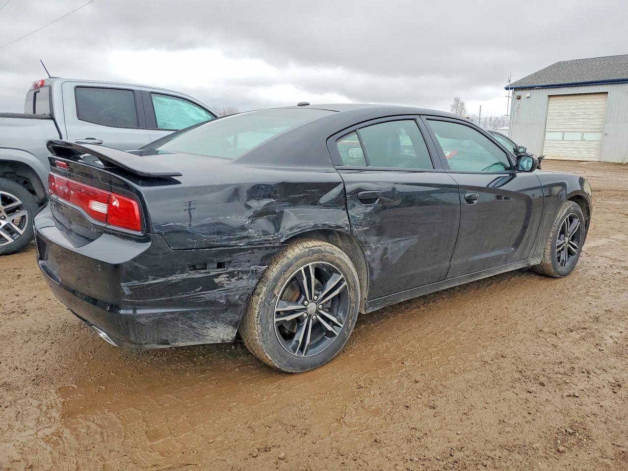 2014 Dodge Charger Sxt Black vin: 2C3CDXJG4EH199678