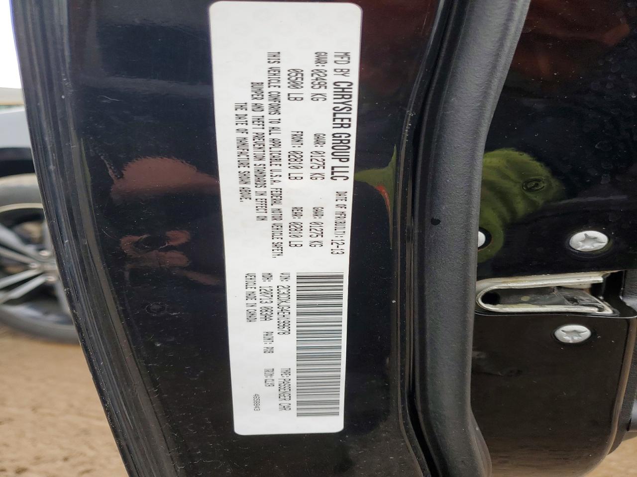 2014 Dodge Charger Sxt Black vin: 2C3CDXJG4EH199678