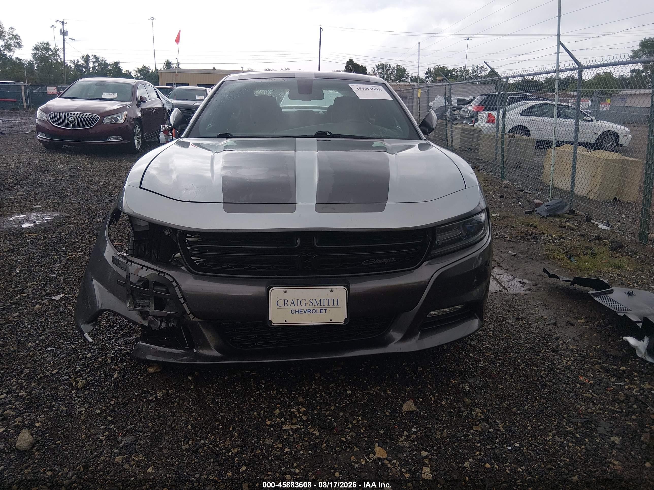 2015 Dodge Charger Sxt Gray vin: 2C3CDXJG4FH863852
