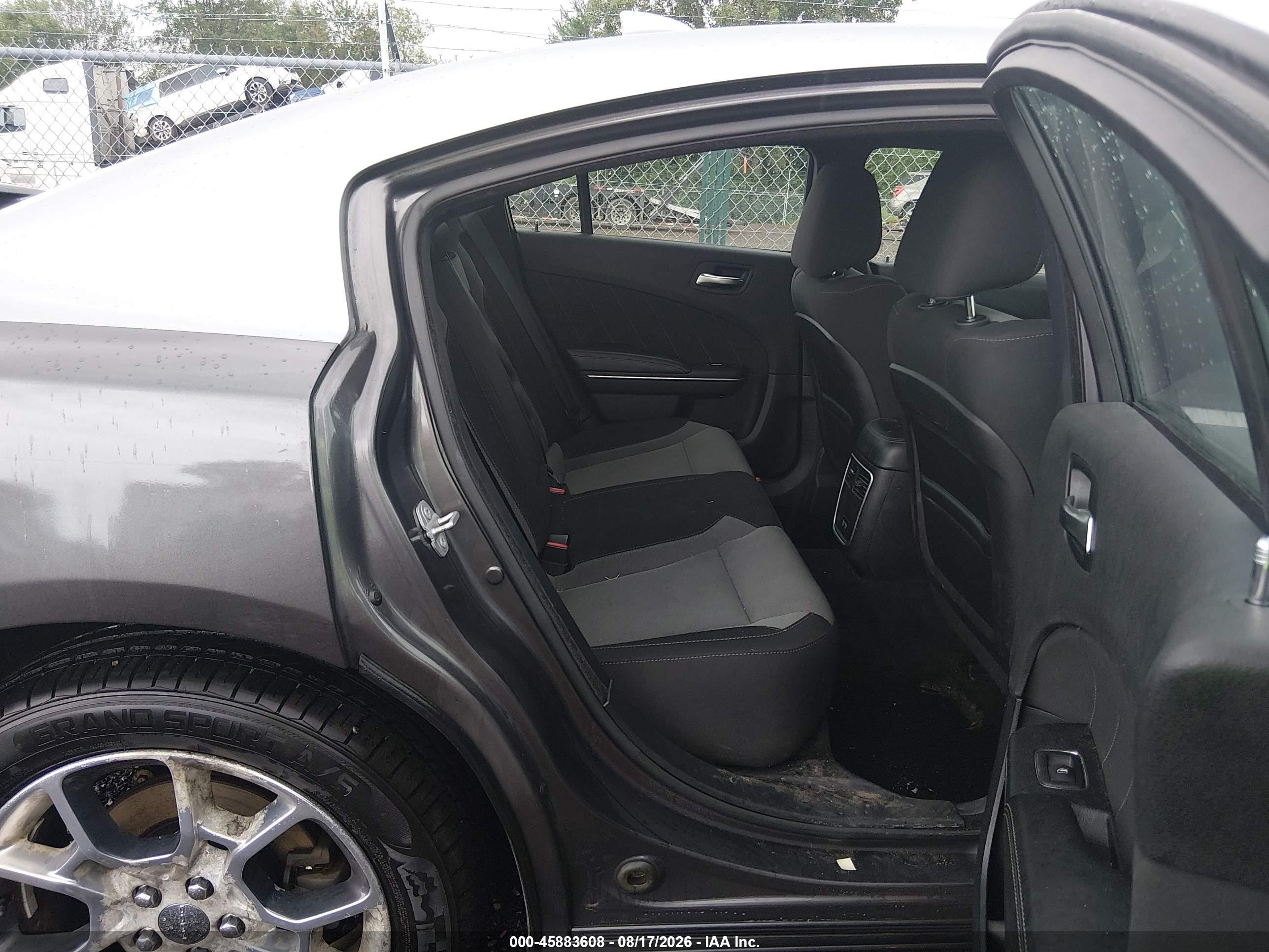 2015 Dodge Charger Sxt Gray vin: 2C3CDXJG4FH863852