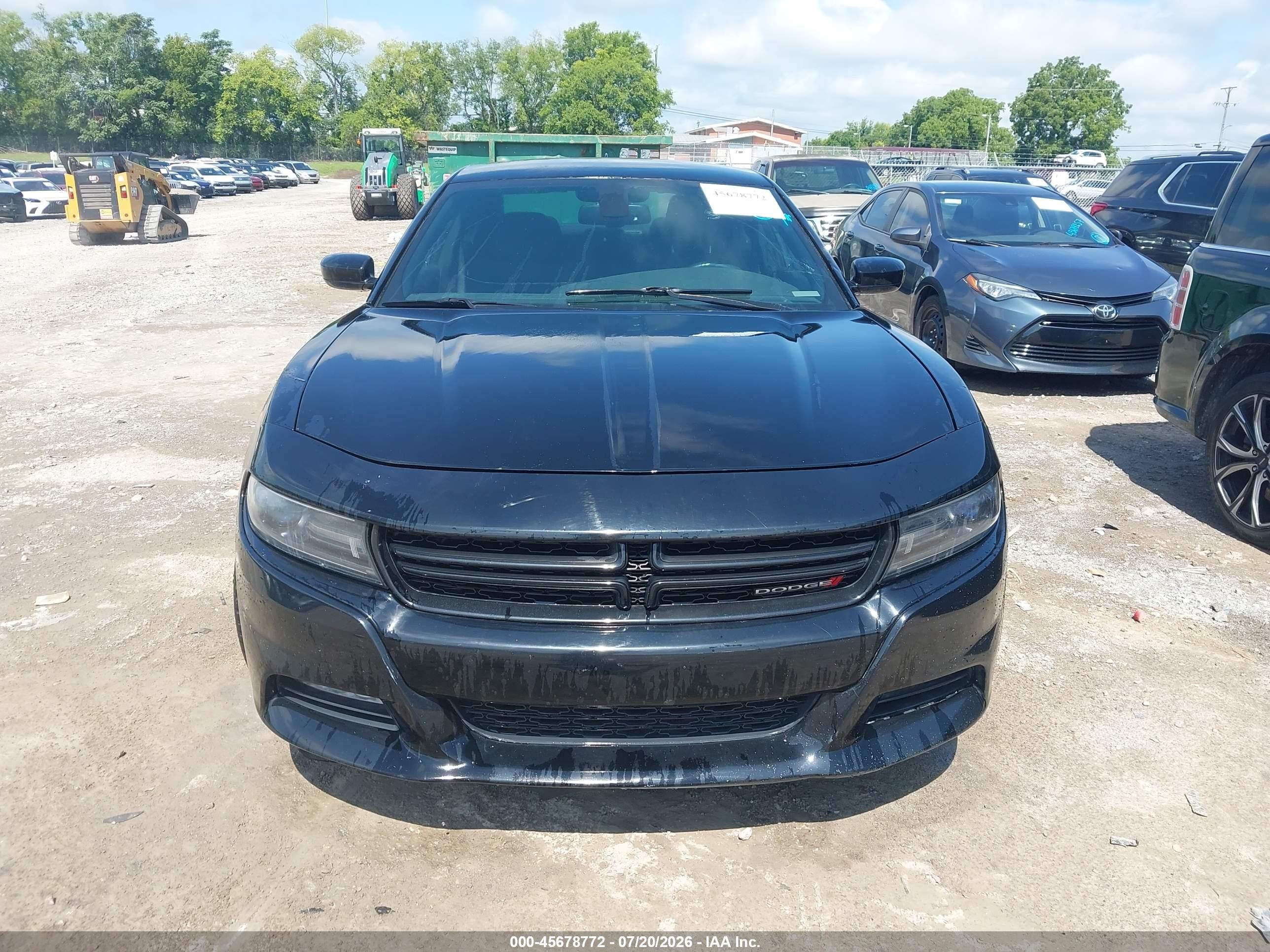 2015 Dodge Charger Sxt Black vin: 2C3CDXJG4FH919594
