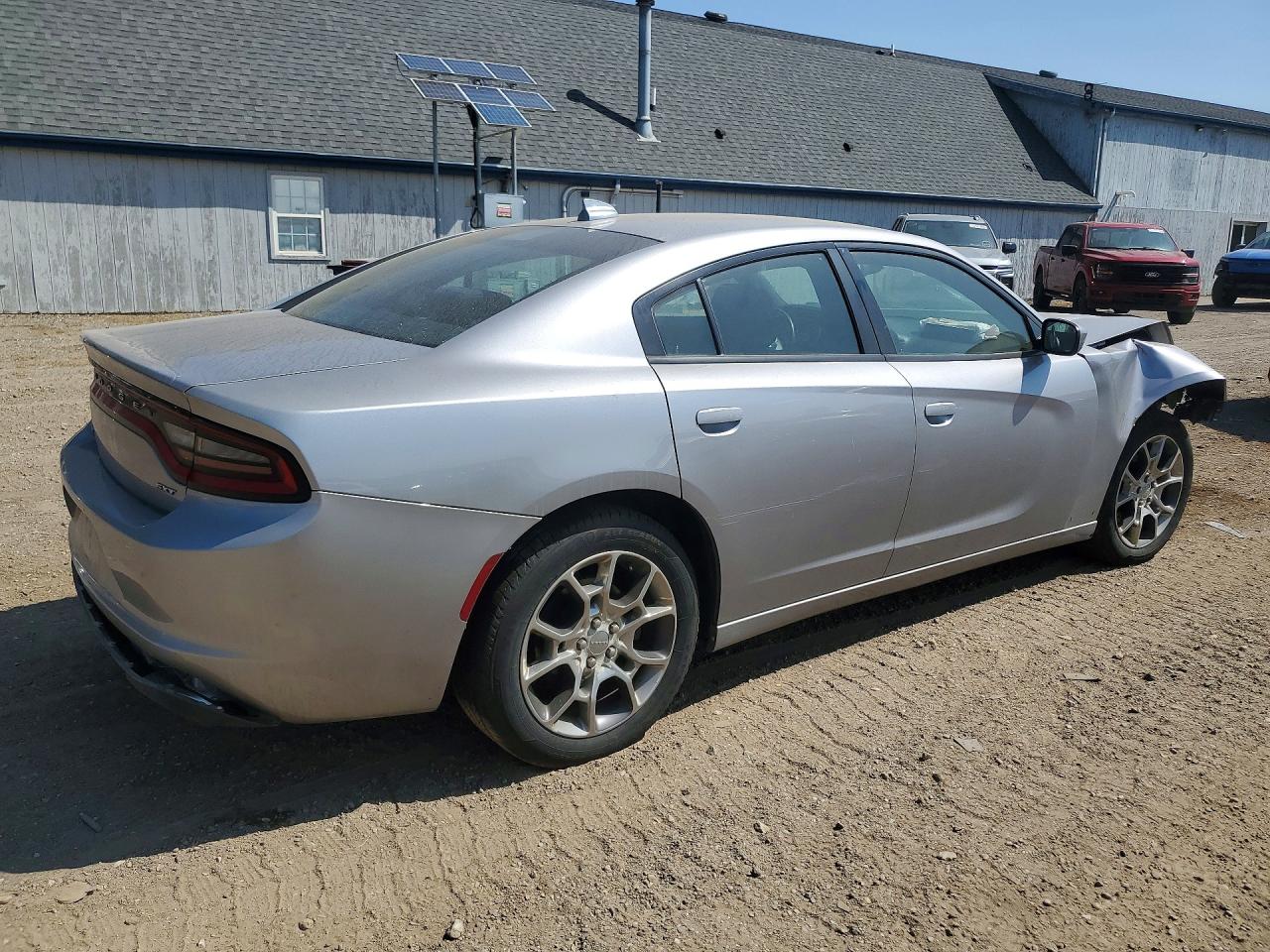 2015 Dodge Charger Sxt Silver vin: 2C3CDXJG4FH919725