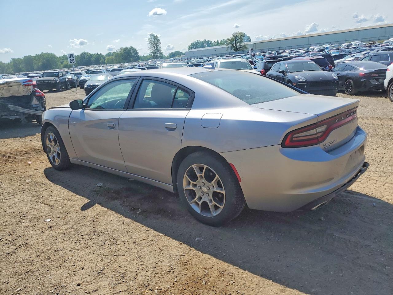 2015 Dodge Charger Sxt Silver vin: 2C3CDXJG4FH919725