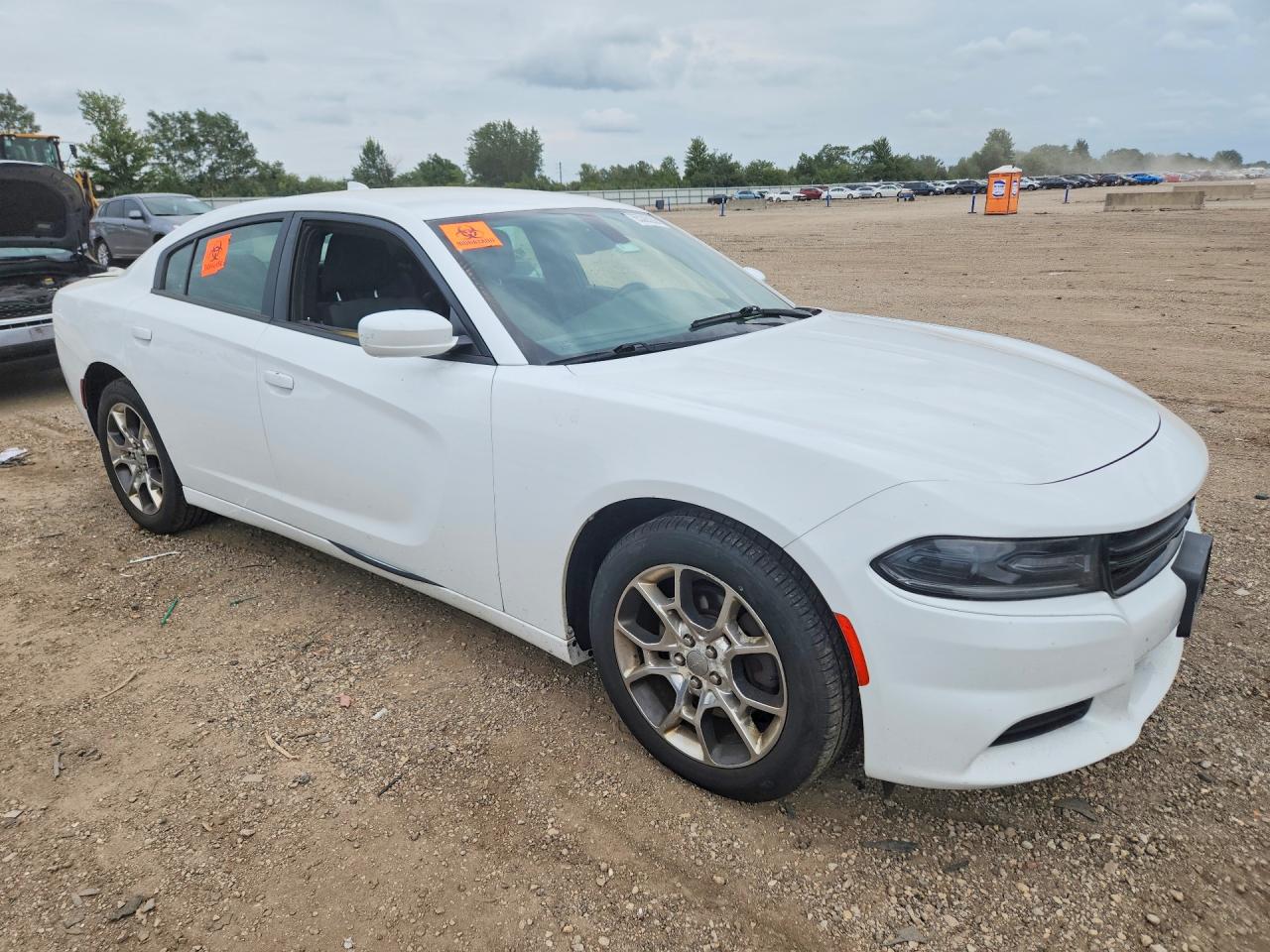 2016 Dodge Charger Sxt White vin: 2C3CDXJG4GH197416