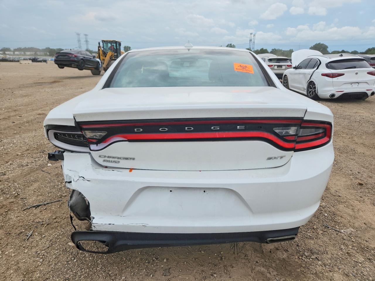 2016 Dodge Charger Sxt White vin: 2C3CDXJG4GH197416