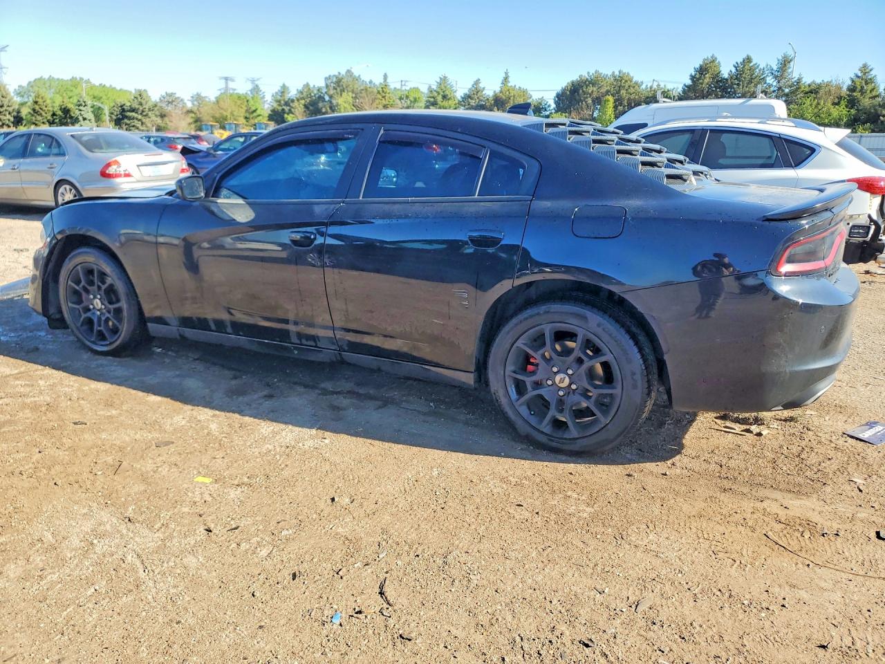 2018 Dodge Charger Gt Black vin: 2C3CDXJG4JH224492