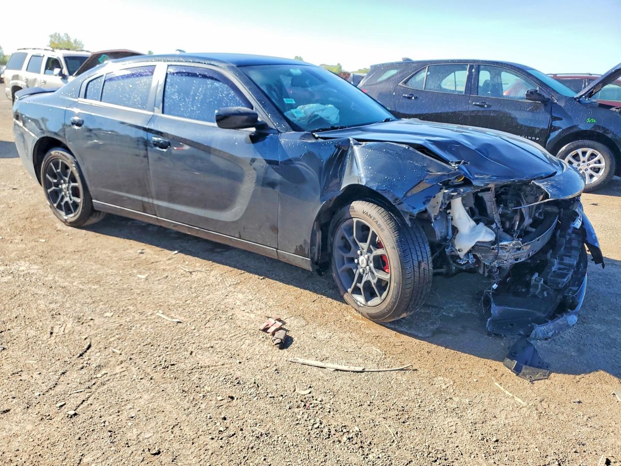 2018 Dodge Charger Gt Black vin: 2C3CDXJG4JH224492