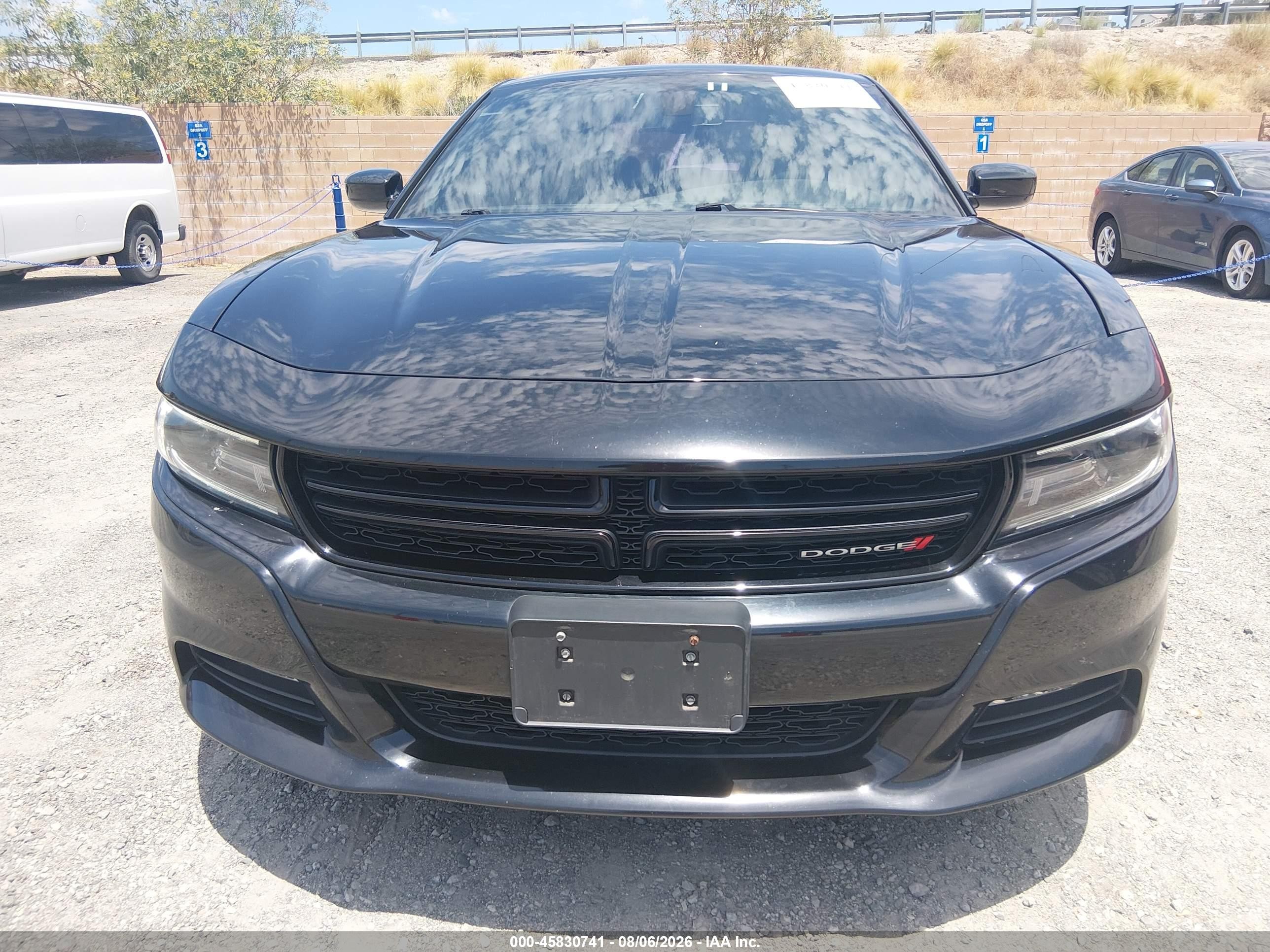 2019 Dodge Charger Sxt Awd Black vin: 2C3CDXJG4KH660275