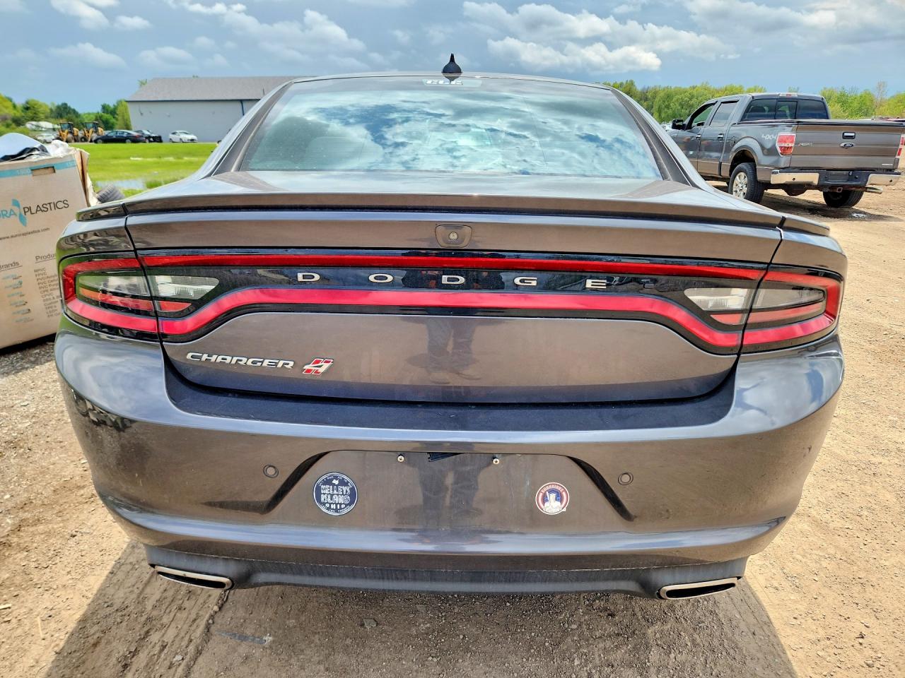 2019 Dodge Charger Sxt Gray vin: 2C3CDXJG4KH756214
