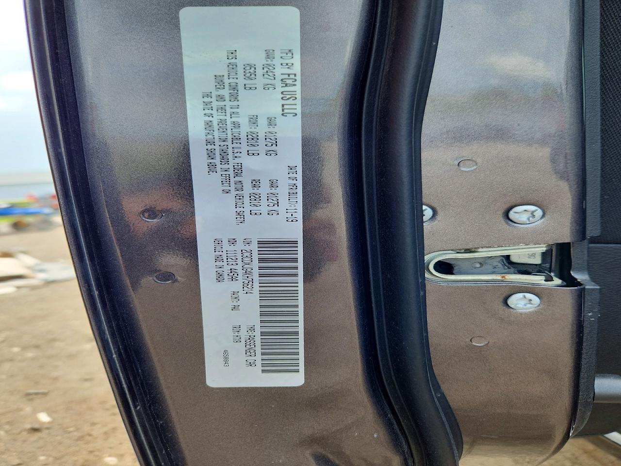 2019 Dodge Charger Sxt Gray vin: 2C3CDXJG4KH756214