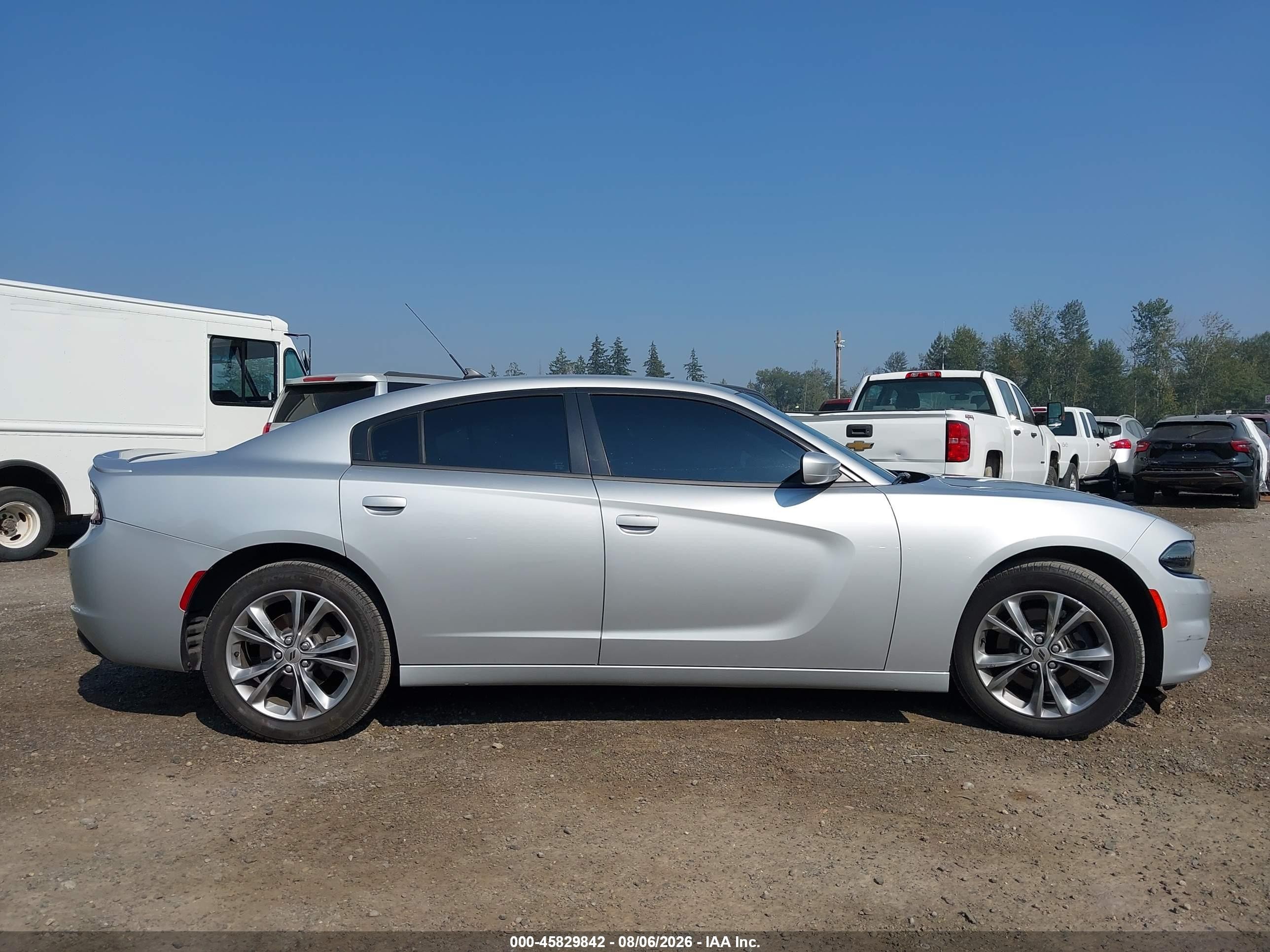 2020 Dodge Charger Sxt Awd Silver vin: 2C3CDXJG4LH193554