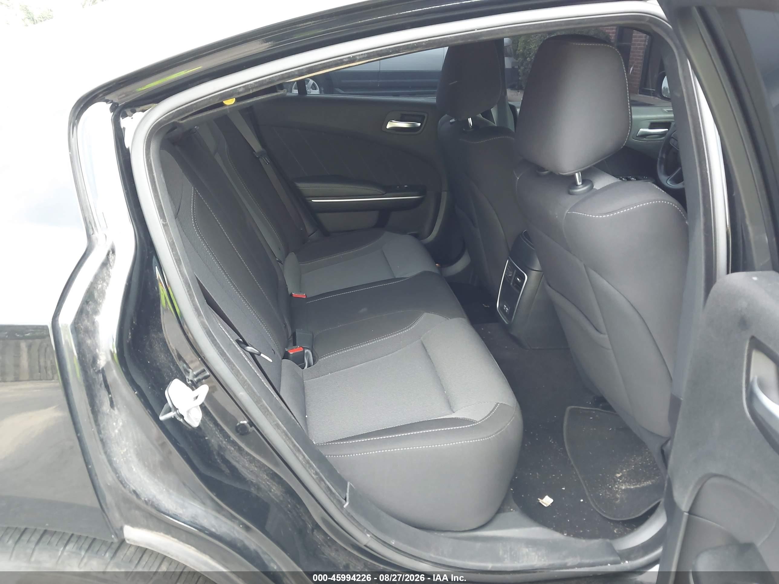 2020 Dodge Charger Sxt Black vin: 2C3CDXJG4LH193621