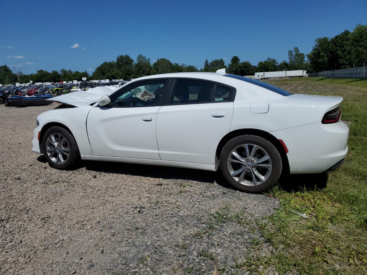 2021 Dodge Charger Sxt Белый vin: 2C3CDXJG4MH606171