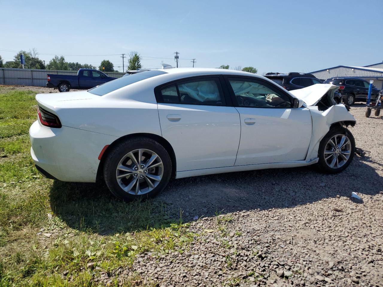 2021 Dodge Charger Sxt Белый vin: 2C3CDXJG4MH606171