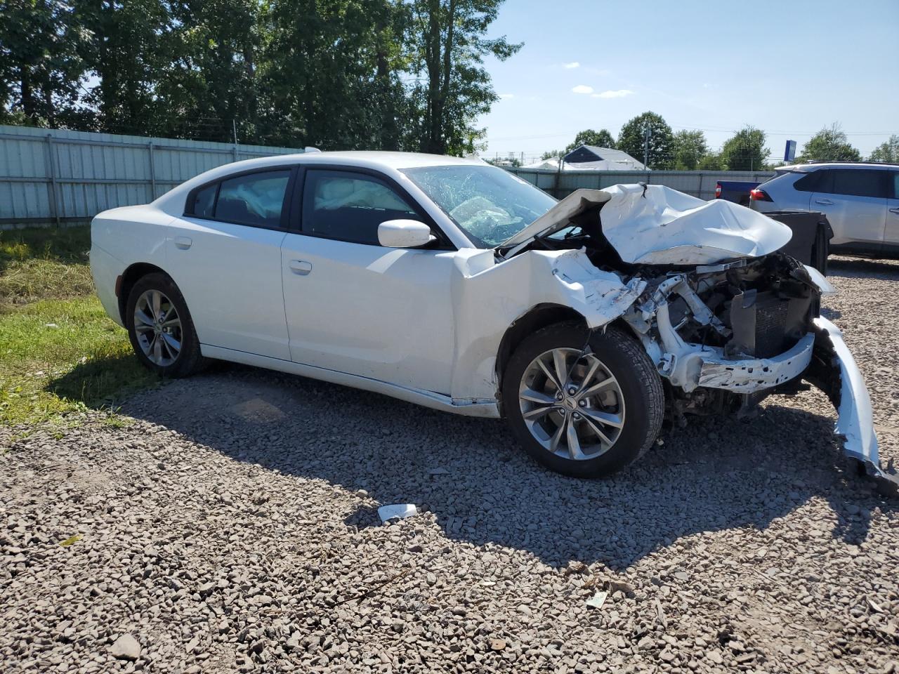 2021 Dodge Charger Sxt Белый vin: 2C3CDXJG4MH606171