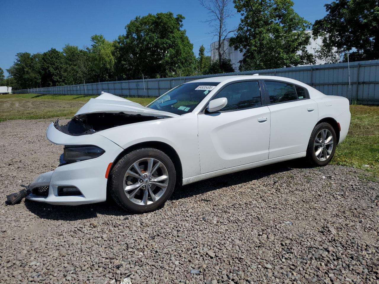 2021 Dodge Charger Sxt Белый vin: 2C3CDXJG4MH606171