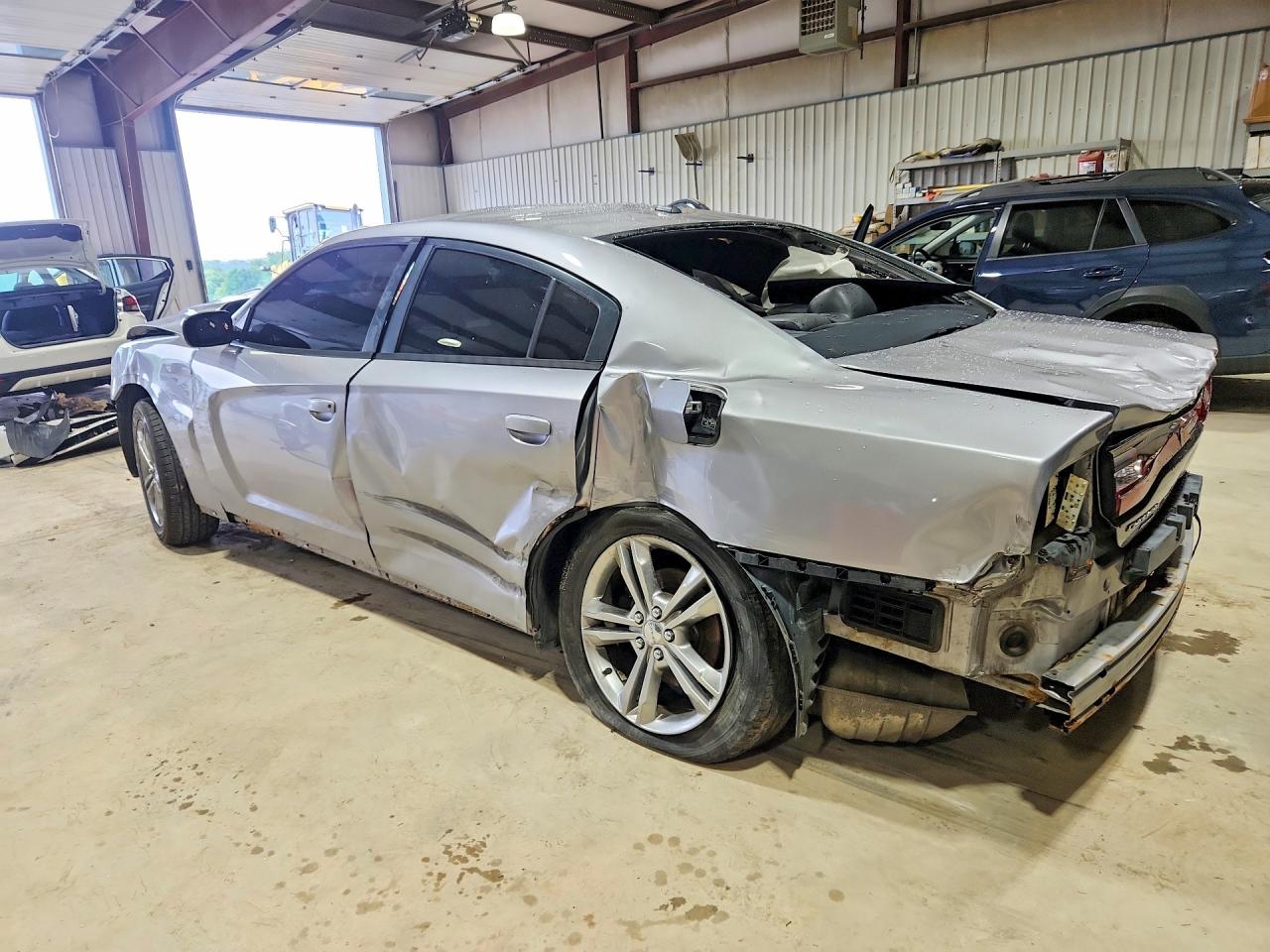 2014 Dodge Charger Sxt Gray vin: 2C3CDXJG5EH116372