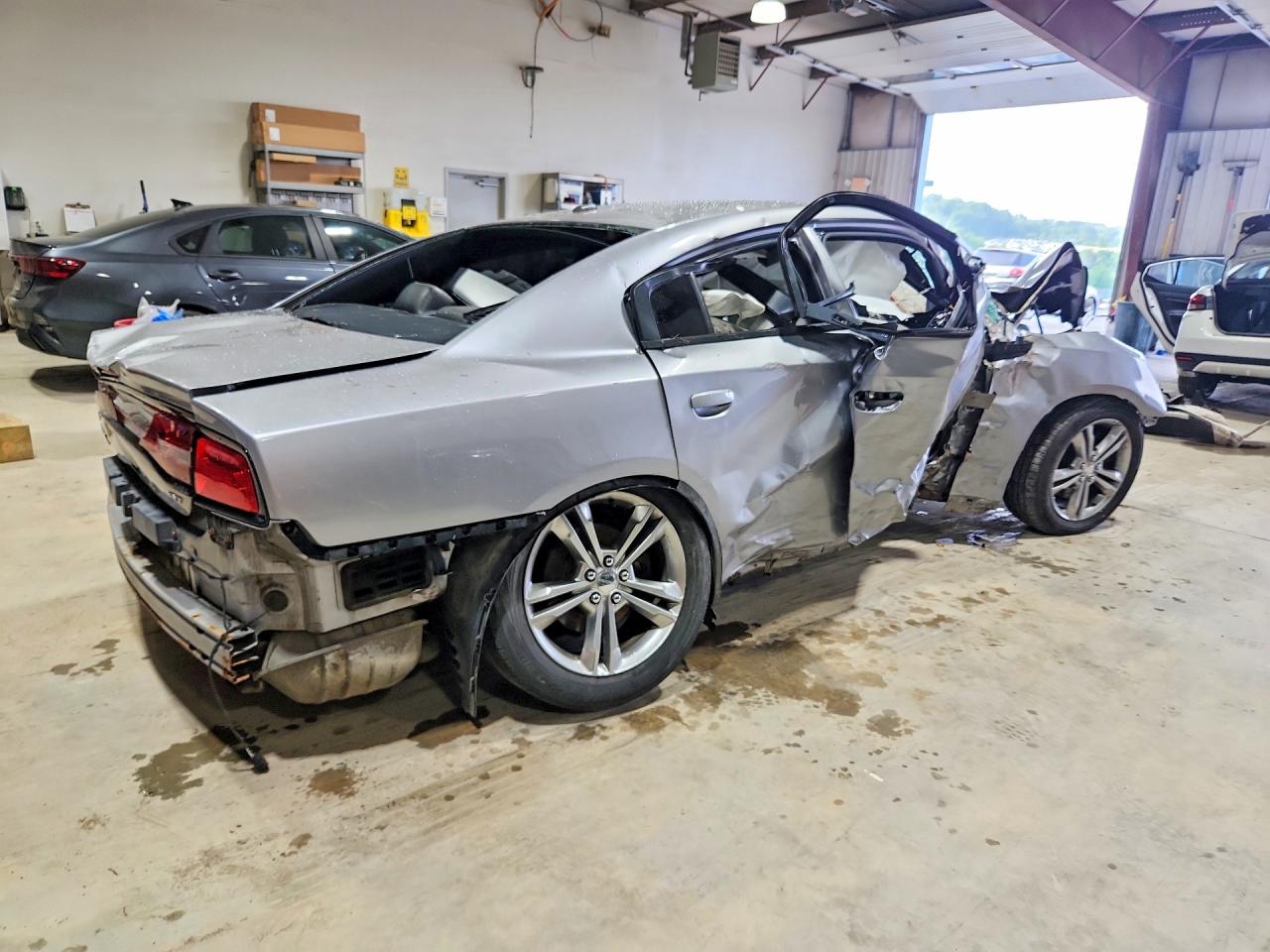 2014 Dodge Charger Sxt Gray vin: 2C3CDXJG5EH116372