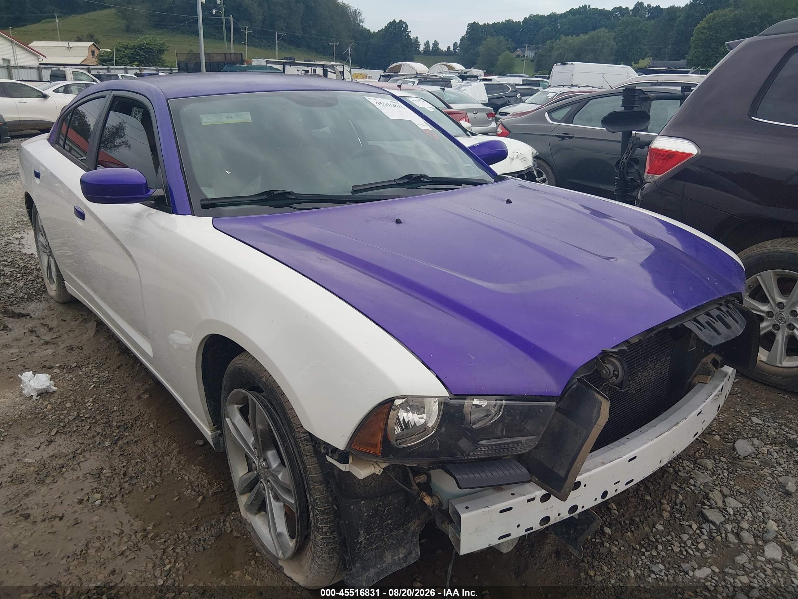 2014 Dodge Charger Sxt White vin: 2C3CDXJG5EH372298